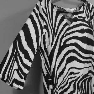 Zebra Print Blouse